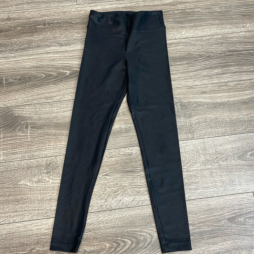 KORAL black lustrous leggings size small